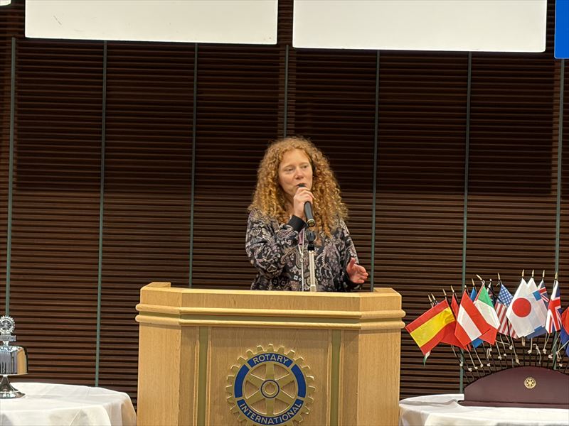 第1378回例会「アリス学園スピーチコンテスト出場者スピーチ」